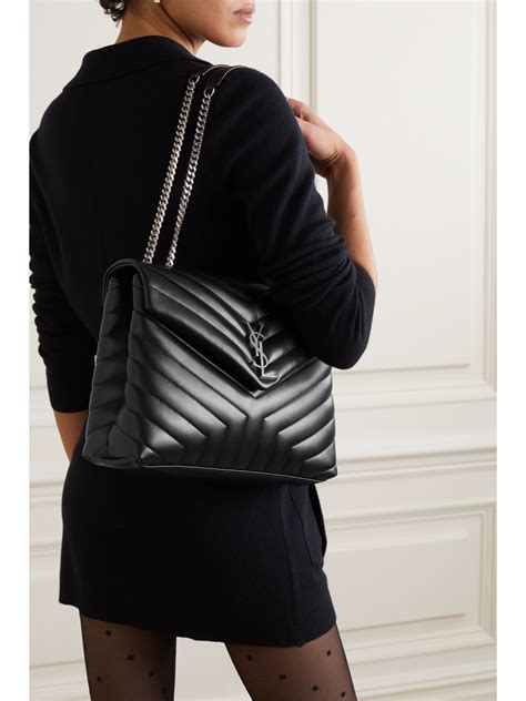 loulou quilted leather shoulder bags|loulou medium ysl shoulder bag.